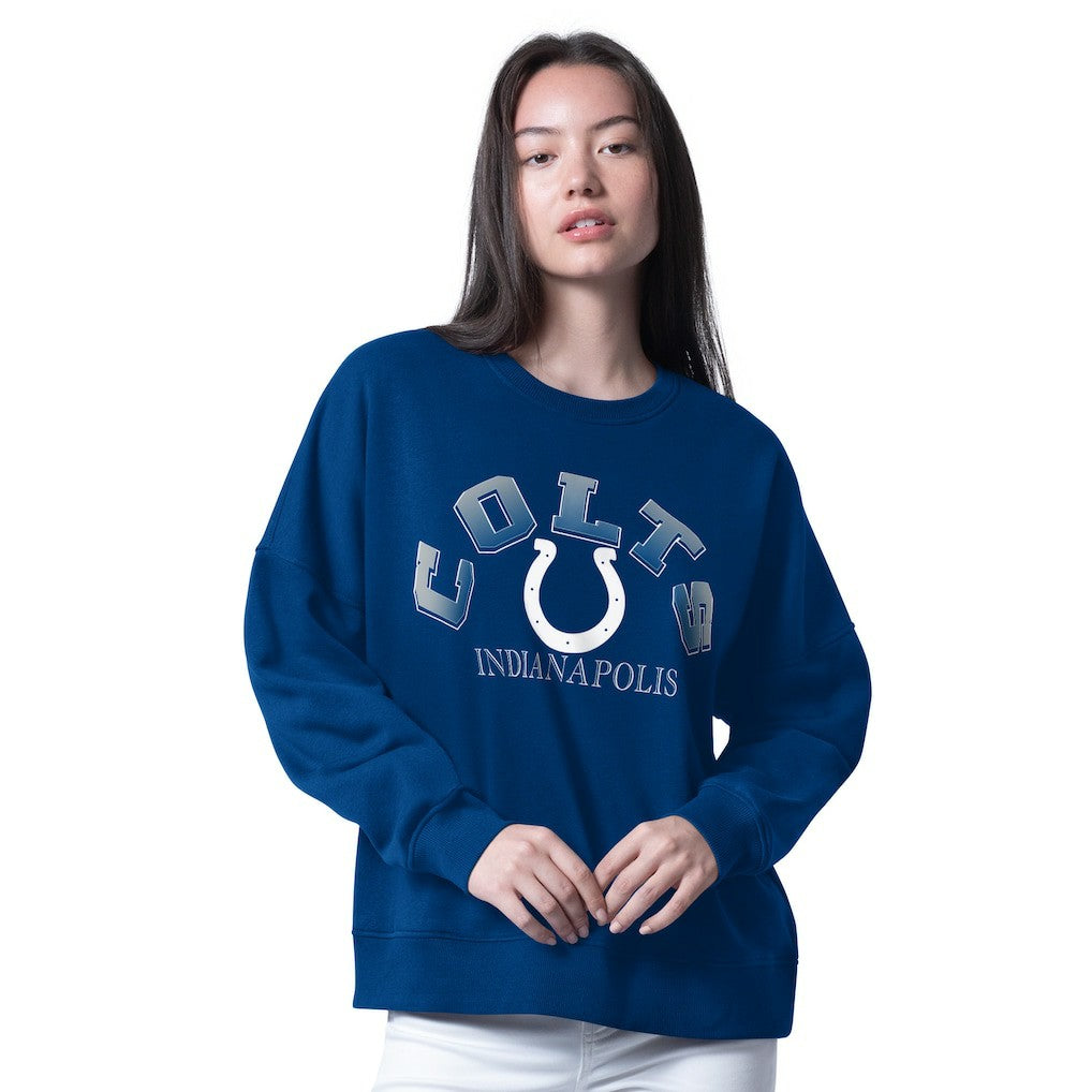 NFL Indianapolis Colts G-III 4Her by Carl Banks Women's Oversized Feud Sweatshirt