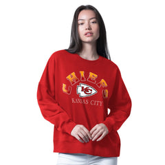 NFL Kansas City Chiefs G-III 4Her by Carl Banks Women's Oversized Feud Sweatshirt