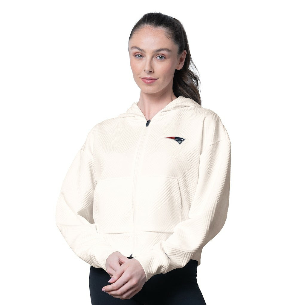 NFL New England Patriots MSX by Michael Strahan Women's Eleanor Full-Zip Hoodie