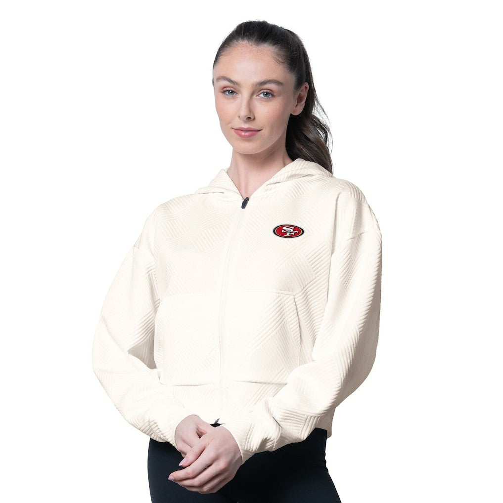 NFL San Francisco 49ers MSX by Michael Strahan Women's Eleanor Full-Zip Hoodie