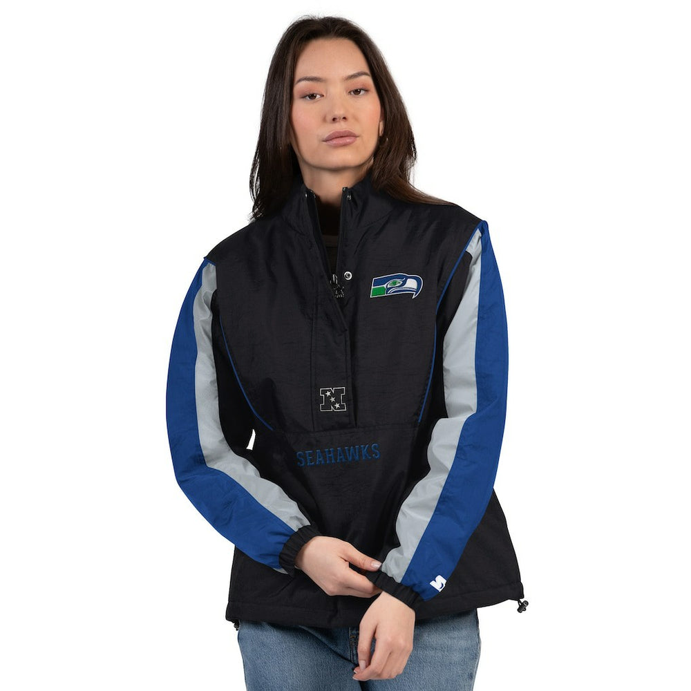 NFL Seattle Seahawks Starter Women's Thursday Night Gridiron Half-Zip Jacket