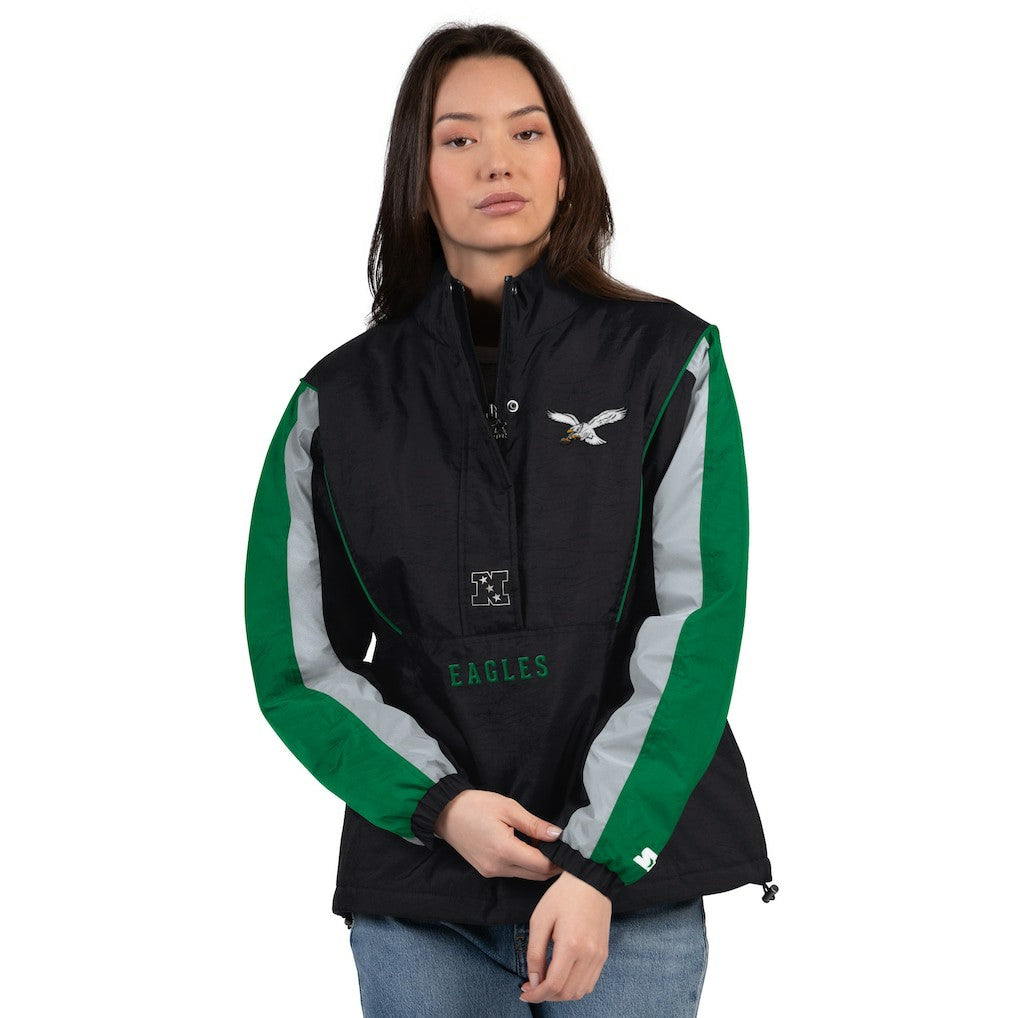 NFL Philadelphia Eagles Starter Women's Thursday Night Gridiron Half-Zip Jacket