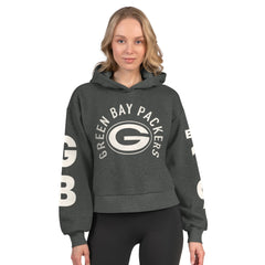 NFL Green Bay Packers Starter Women's Star Player Cropped Fleece Pullover Hoodie