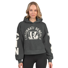 NFL Cincinnati Bengals Starter Women's Star Player Cropped Fleece Pullover Hoodie