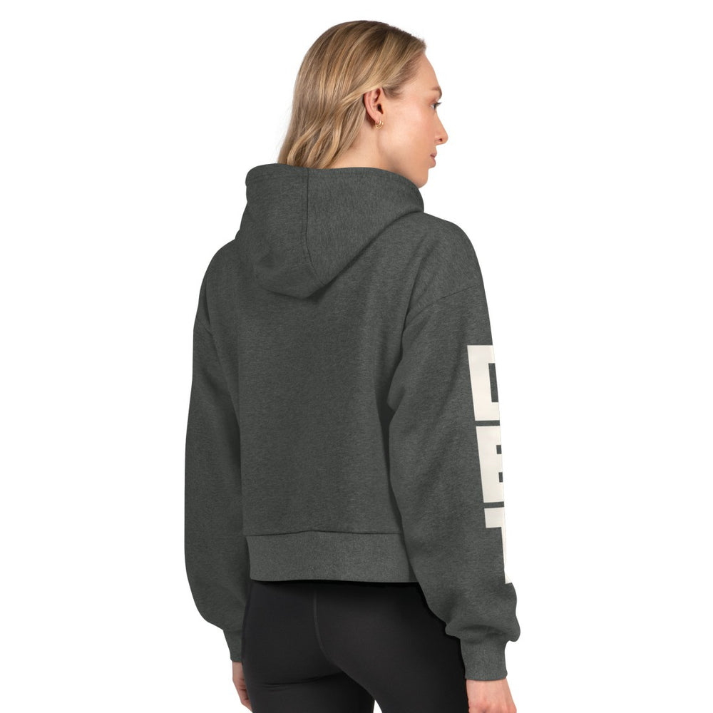 NFL Detroit Lions Starter Women's Star Player Cropped Fleece Pullover Hoodie