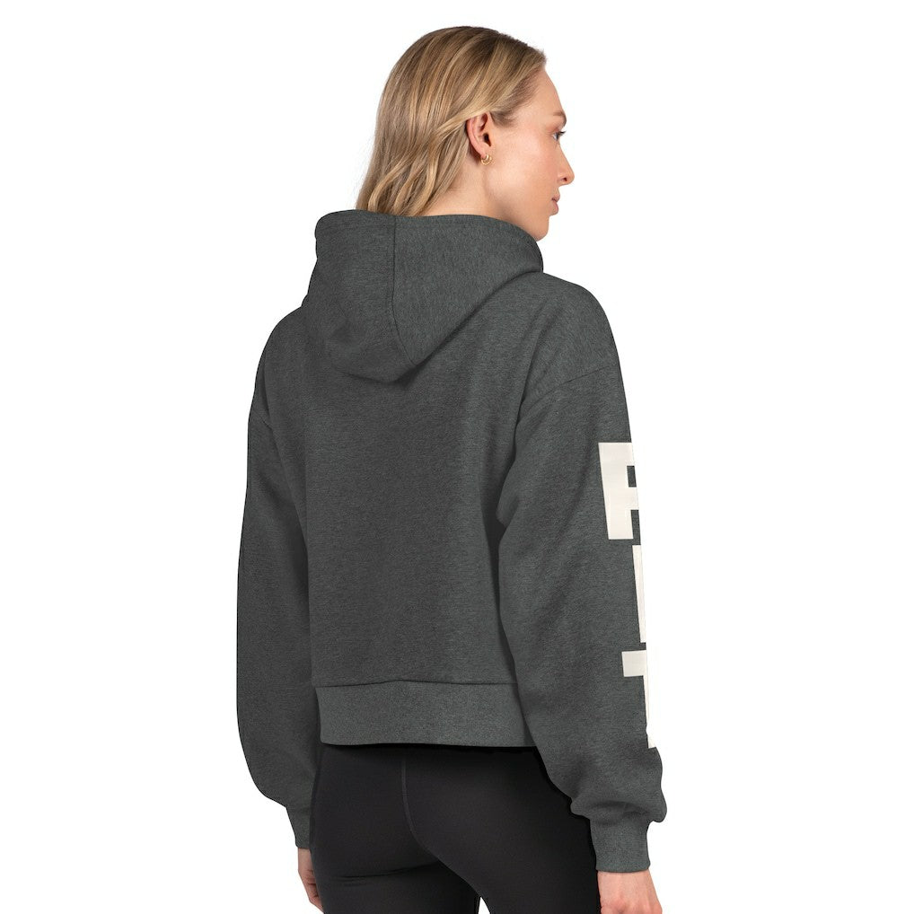NFL Pittsburgh Steelers Starter Women's Star Player Cropped Fleece Pullover Hoodie