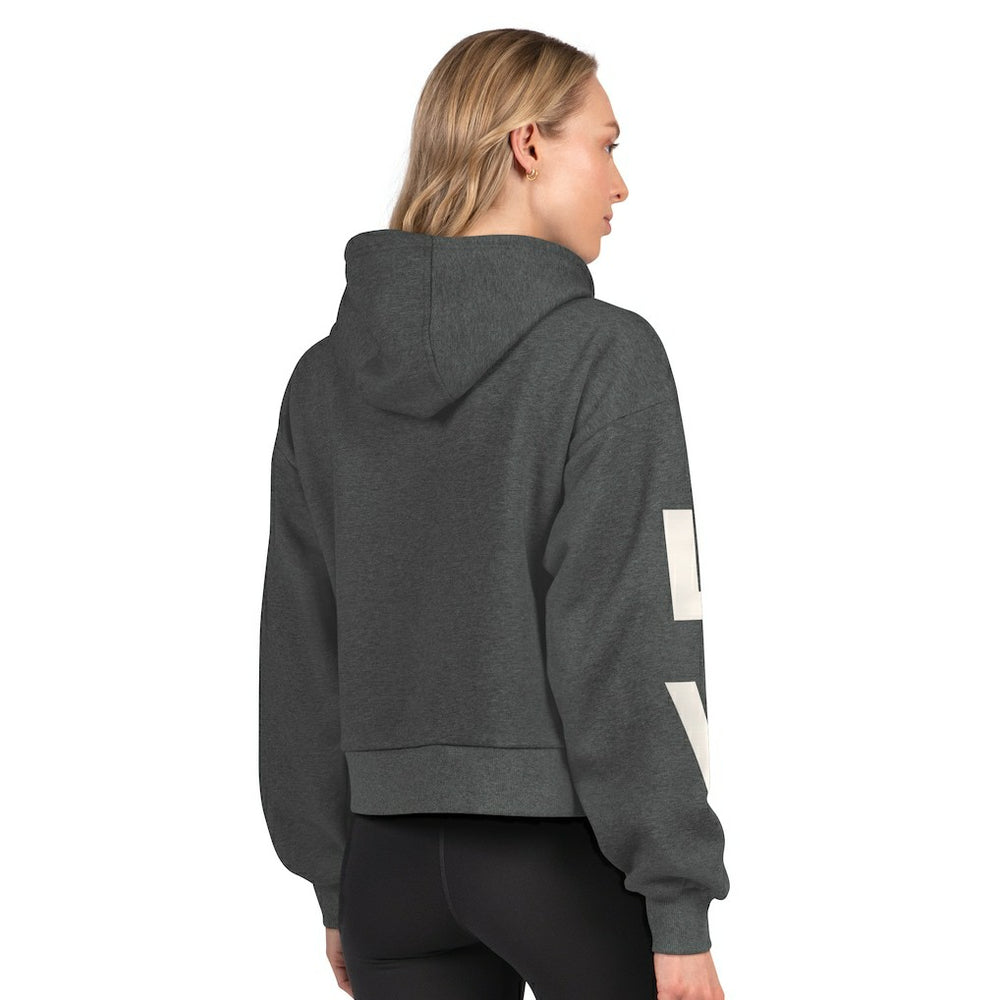 NFL Las Vegas Raiders Starter Women's Star Player Cropped Fleece Pullover Hoodie