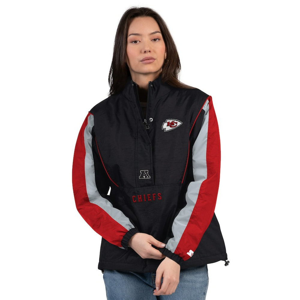 NFL Kansas City Chiefs Starter Women's Thursday Night Gridiron Half-Zip Jacket