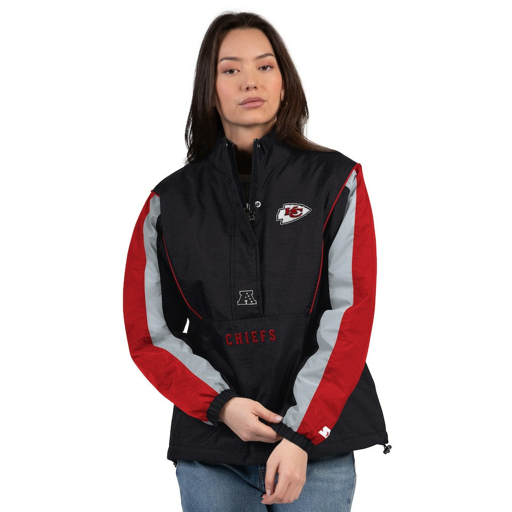 NFL Kansas City Chiefs Starter Women's Thursday Night Gridiron Half-Zip Jacket