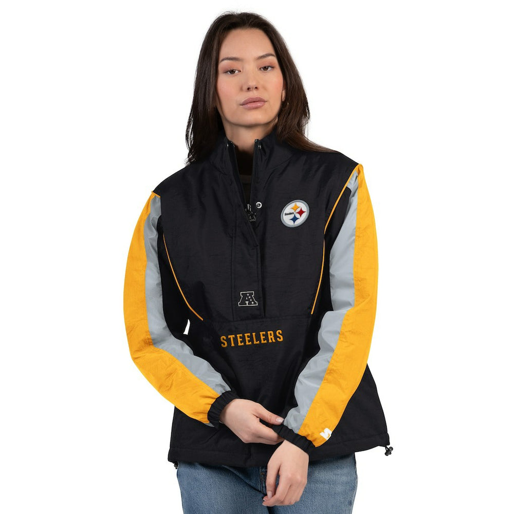 NFL Pittsburgh Steelers Starter Women's Thursday Night Gridiron Half-Zip Jacket