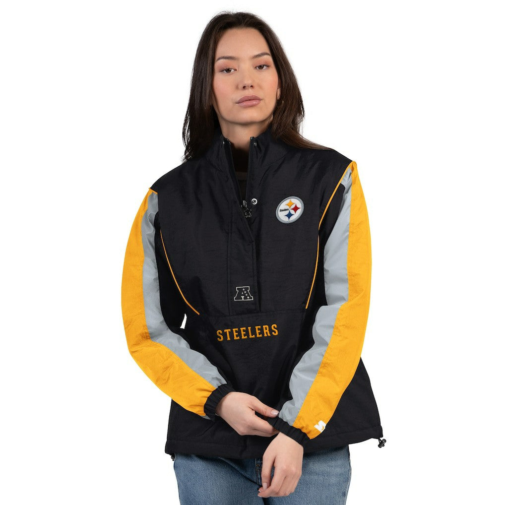 NFL Pittsburgh Steelers Starter Women's Thursday Night Gridiron Half-Zip Jacket