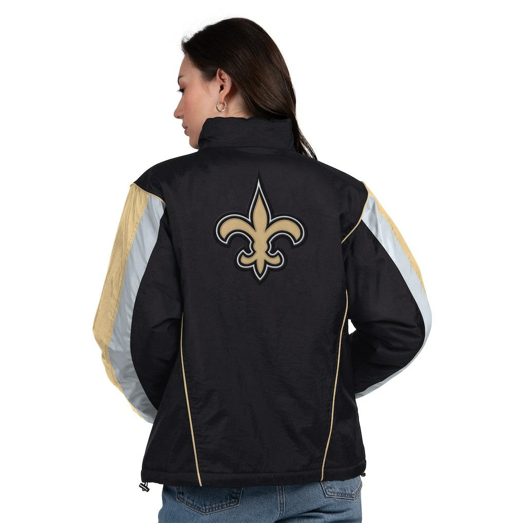 NFL New Orleans Saints Starter Women's Thursday Night Gridiron Half-Zip Jacket