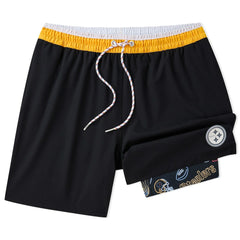 NFL Pittsburgh Steelers Chubbies 5.5" Classic Lined Swim Trunks