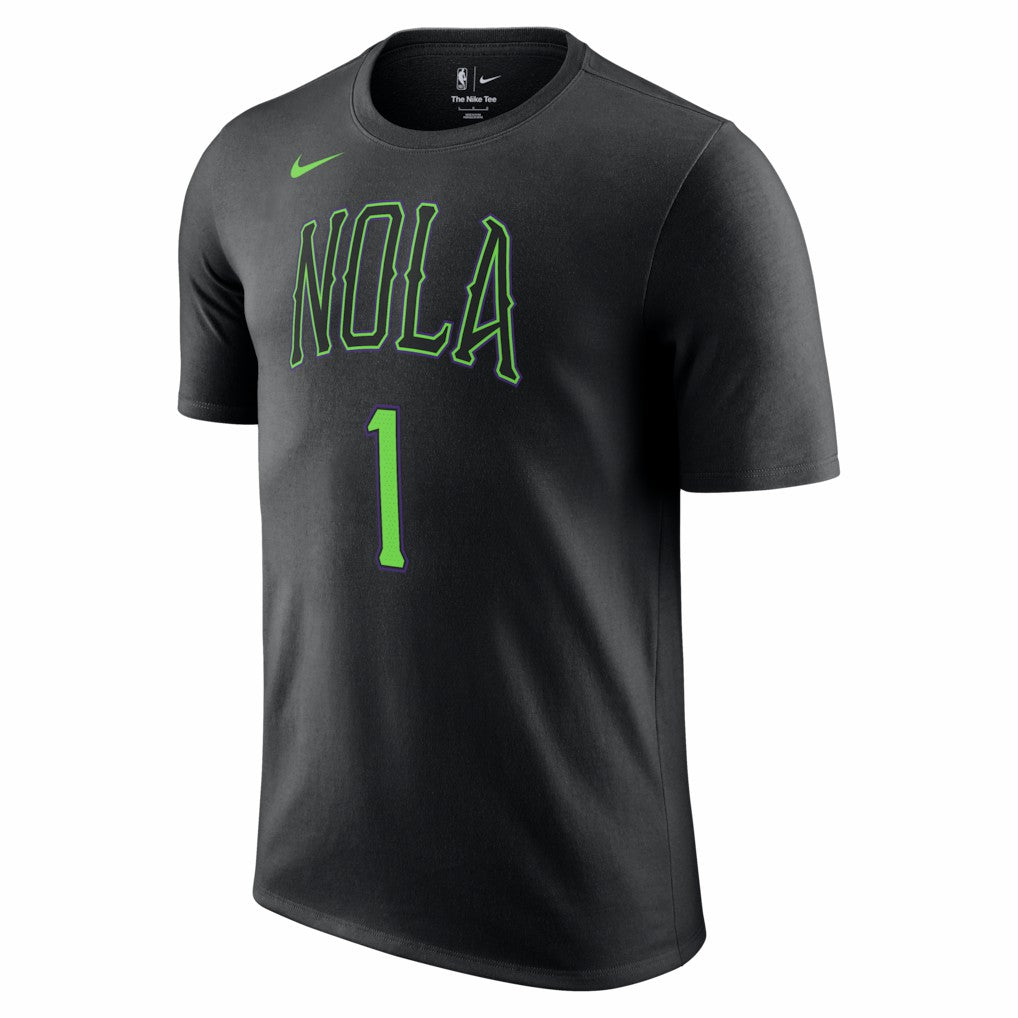 Zion Williamson New Orleans Pelicans Unisex 2025/26 City Edition Name & Number T-Shirt - Black | Nike discount