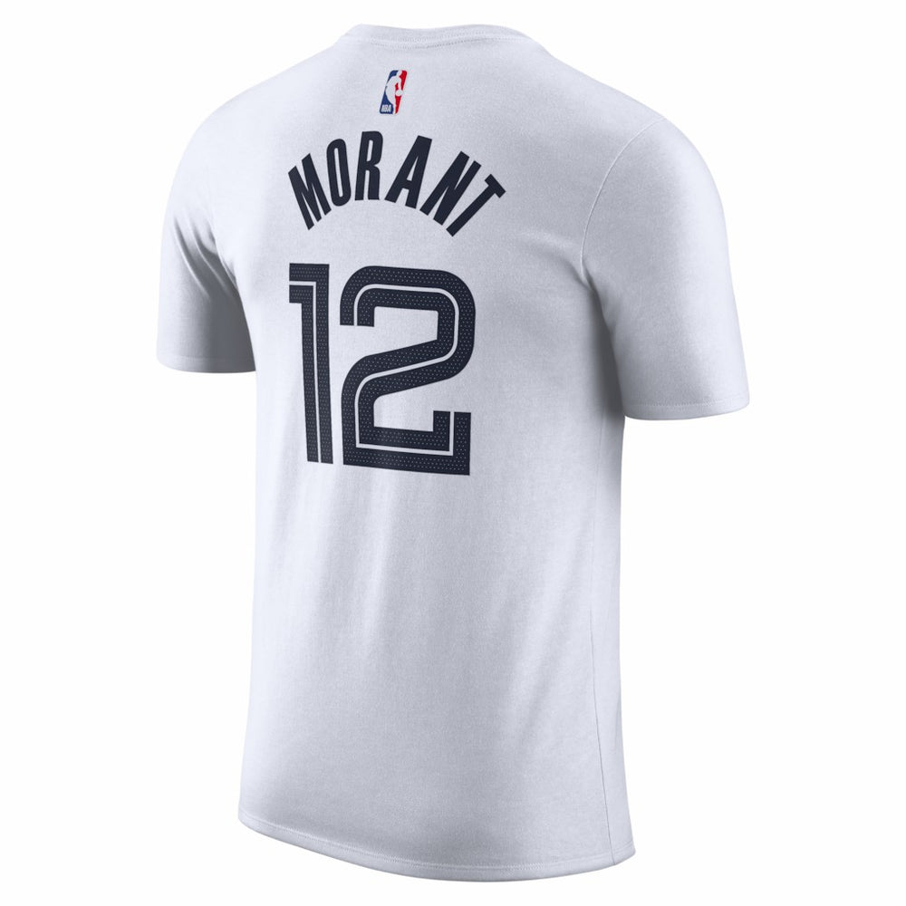Ja Morant Memphis Grizzlies Unisex 2025/26 City Edition Name & Number T-Shirt - White | Nike for sale