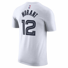Ja Morant Memphis Grizzlies Unisex 2025/26 City Edition Name & Number T-Shirt - White | Nike for sale
