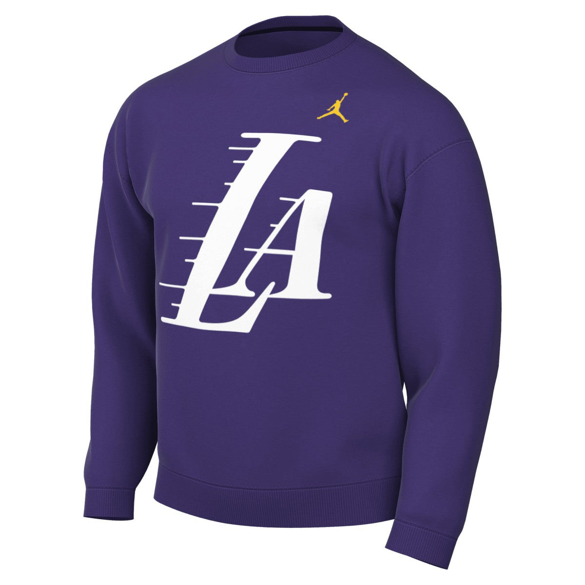 Los Angeles Lakers Jordan Brand Statement Edition Sweatshirt - Purple sale