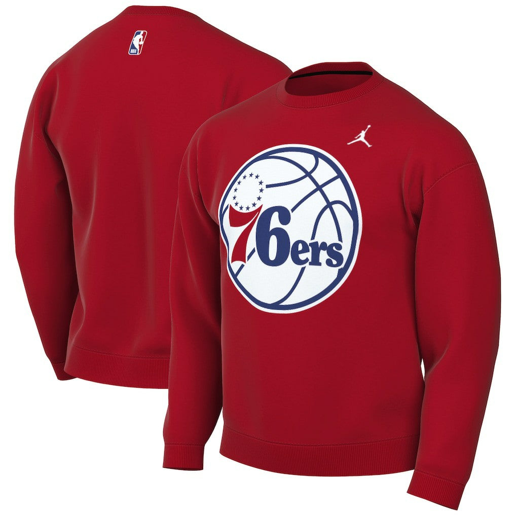 Philadelphia 76ers Jordan Brand Statement Edition Sweatshirt - Red cheap