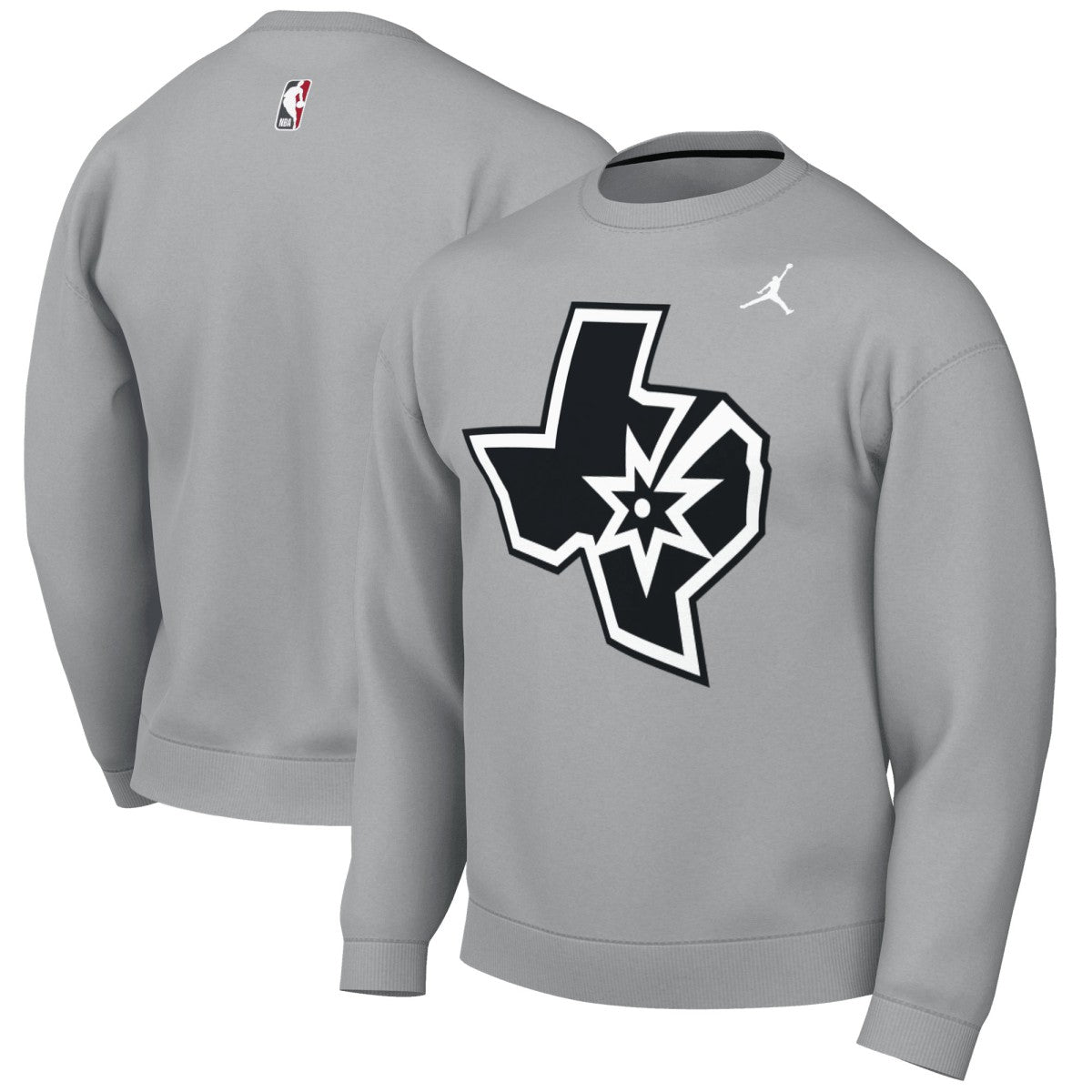San Antonio Spurs Jordan Brand Statement Edition Sweatshirt - Silver cheap