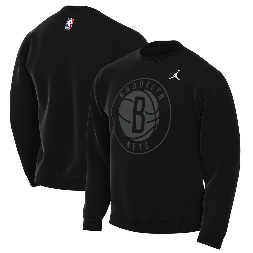 Brooklyn Nets Jordan Brand Statement Edition Sweatshirt - Black shop