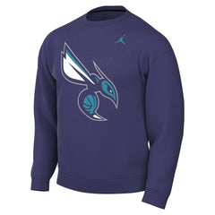 Charlotte Hornets Jordan Brand Statement Edition Sweatshirt - Purple cheap