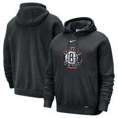 Brooklyn Nets 2025/26 City Edition Essential Logo Remix Hoodie - Black | Nike outlet