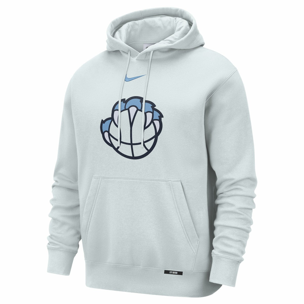 Memphis Grizzlies 2025/26 City Edition Essential Logo Remix Hoodie - Silver | Nike shop