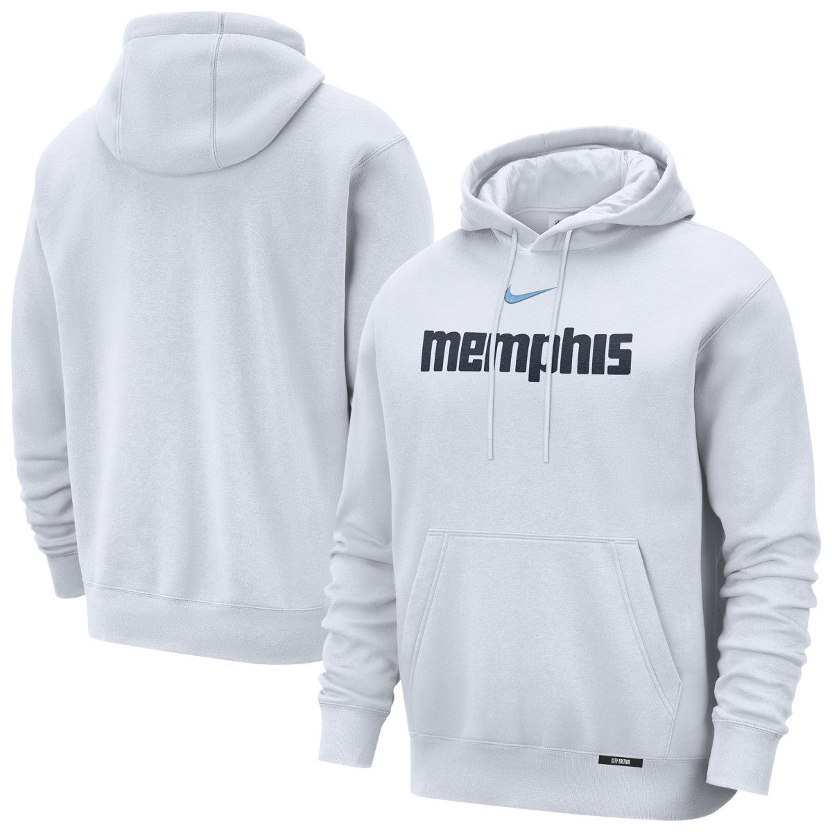 Memphis Grizzlies 2025/26 City Edition Essential Remix Club Hoodie - White | Nike outlet