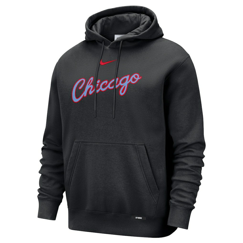 Chicago Bulls 2025/26 City Edition Essential Remix Club Hoodie sale - Black | Nike outlet