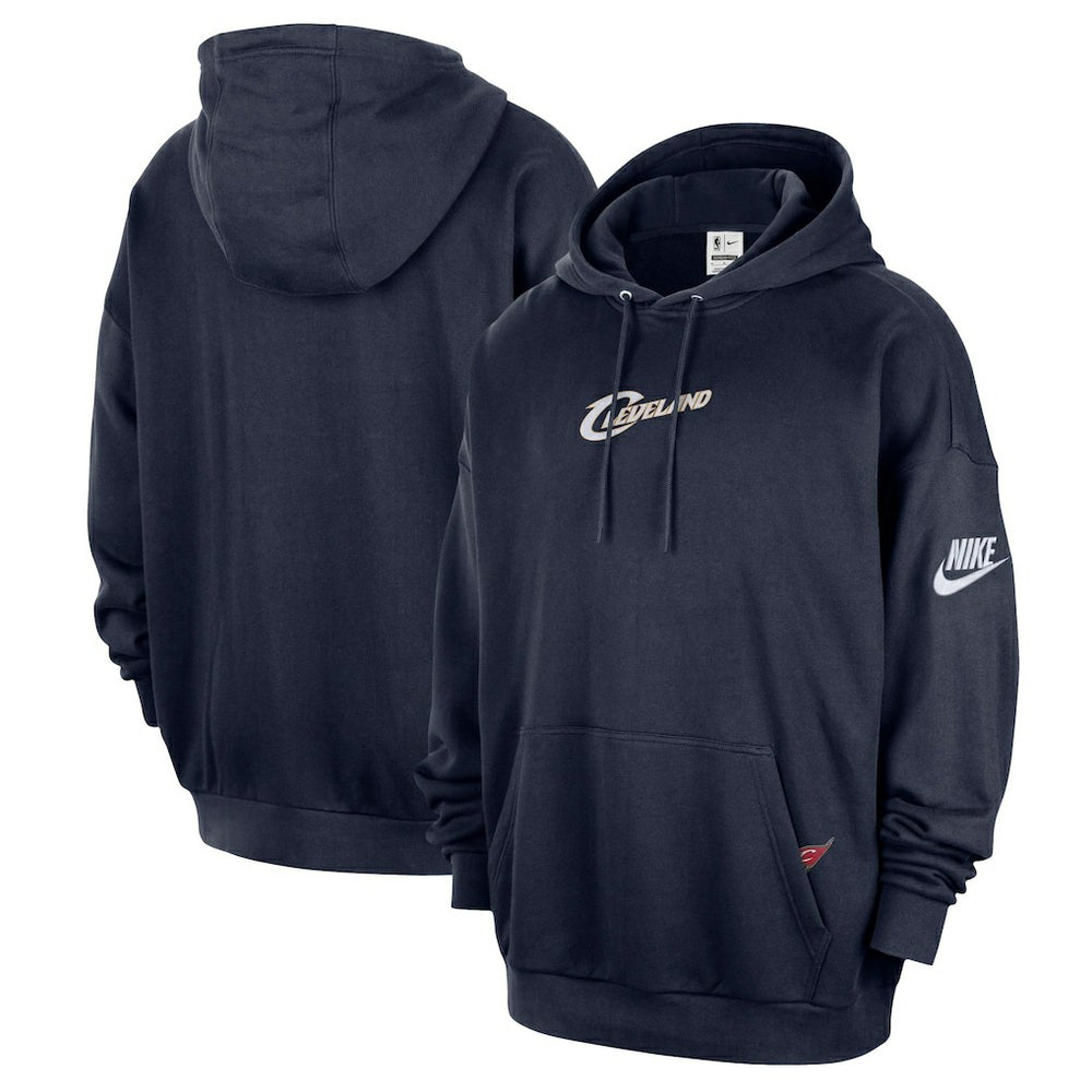 Cleveland Cavaliers Classic Edition Hardwood Classics Premium Club Heavyweight Fleece Hoodie sale - Navy | Nike discount