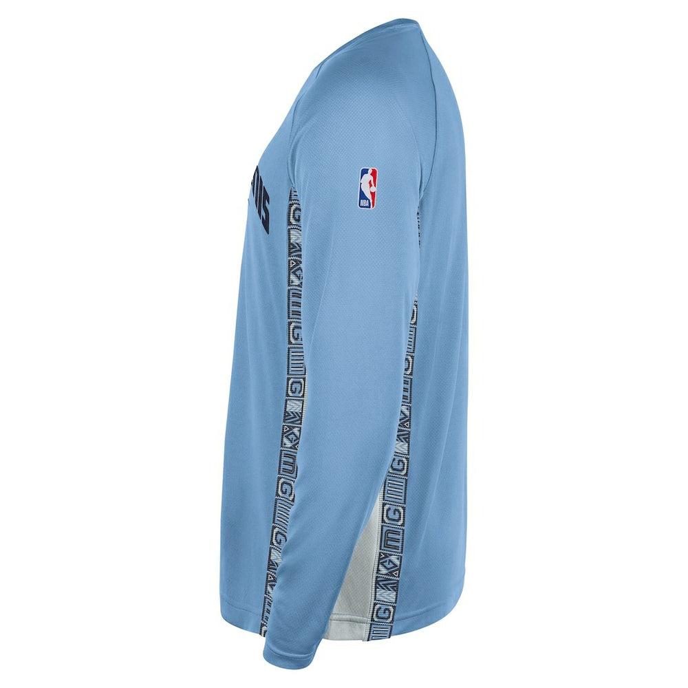 Memphis Grizzlies 2025/26 City Edition Authentic Pregame Dri-FIT Long Sleeve Shooting T-Shirt - Light Blue | Nike outlet