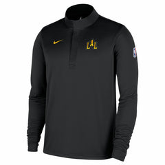 Los Angeles Lakers 2025/26 City Edition Remix Authentic Coaches Dri-FIT Half-Zip Pullover - Black | Nike on sale