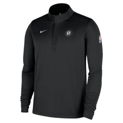 Brooklyn Nets 2025/26 City Edition Remix Authentic Coaches Dri-FIT Half-Zip Top - Black | Nike for sale