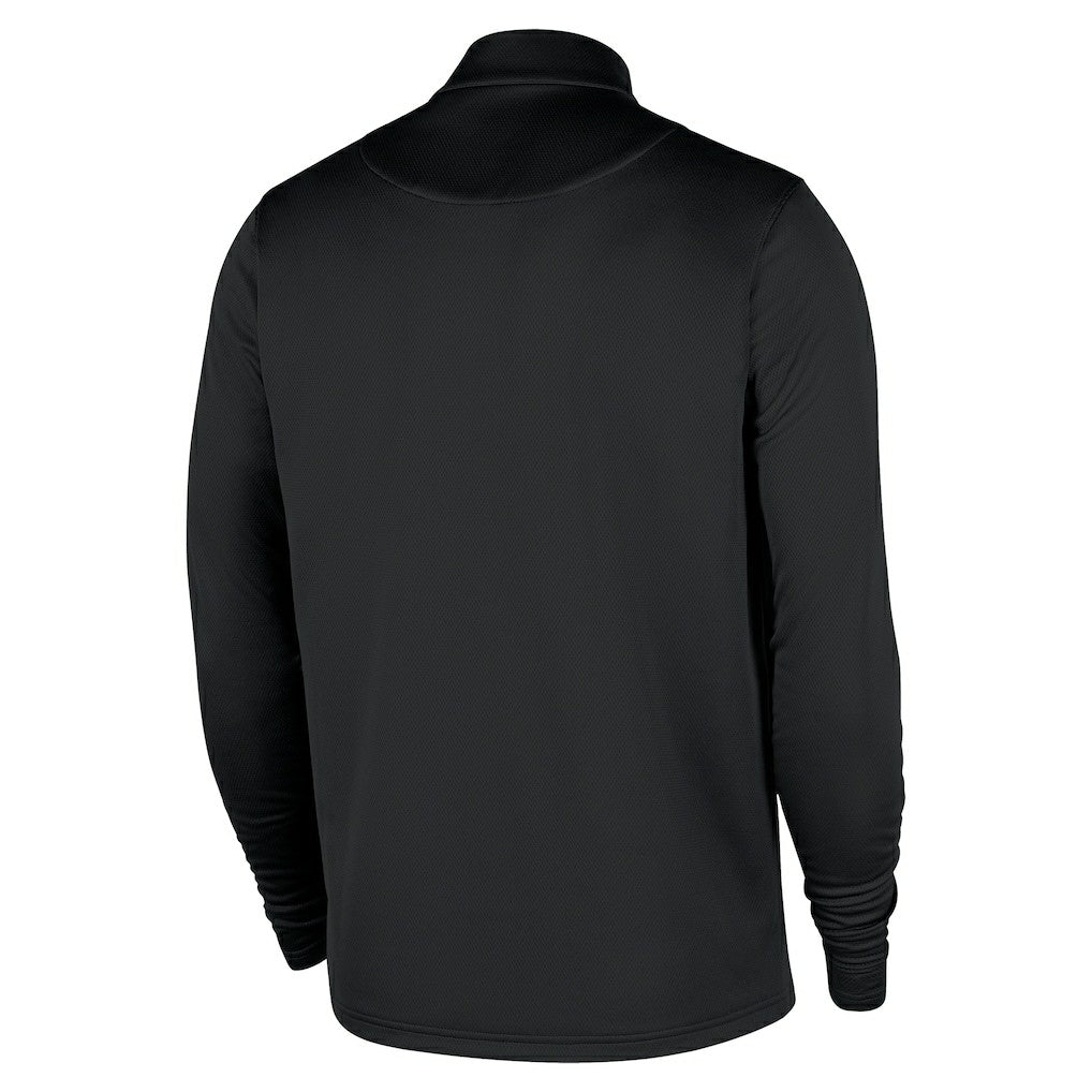 Brooklyn Nets 2025/26 City Edition Remix Authentic Coaches Dri-FIT Half-Zip Top - Black | Nike for sale
