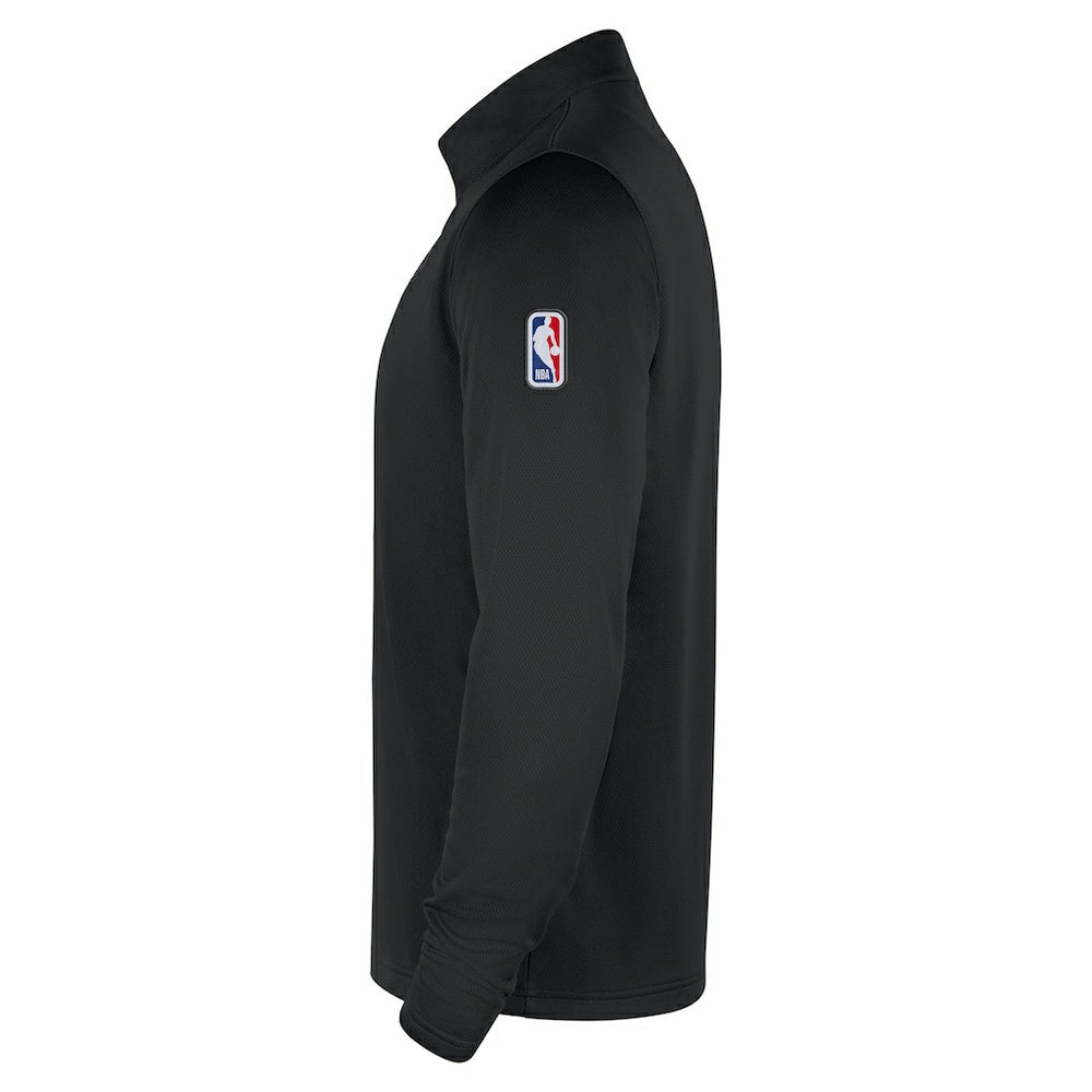 Brooklyn Nets 2025/26 City Edition Remix Authentic Coaches Dri-FIT Half-Zip Top - Black | Nike for sale