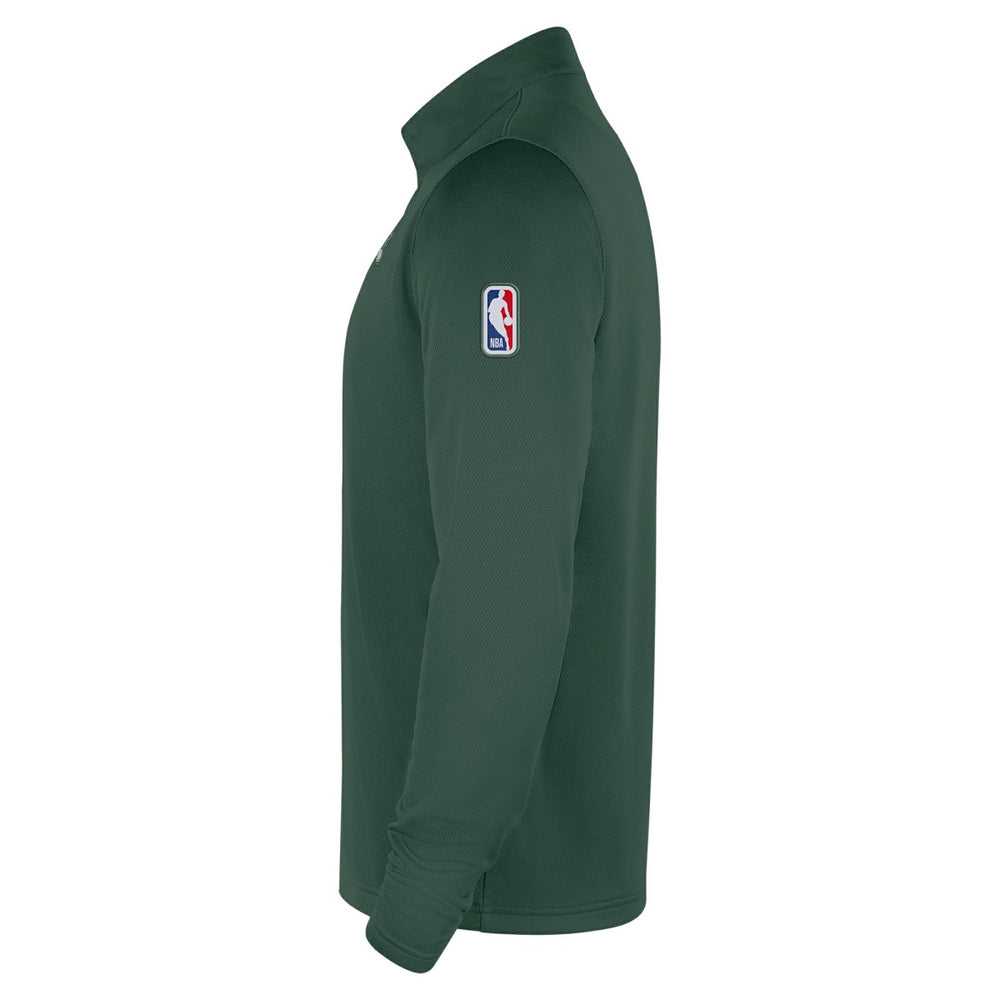 Milwaukee Bucks 2025/26 City Edition Remix Authentic Coaches Dri-FIT Half-Zip Top - Hunter Green | Nike discount