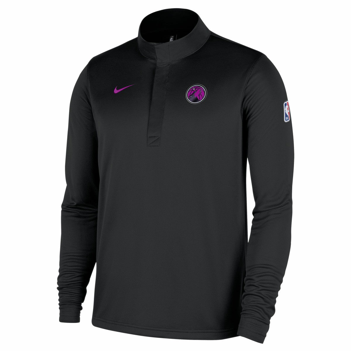 Minnesota Timberwolves 2025/26 City Edition Remix Authentic Coaches Dri-FIT Half-Zip Pullover - Black | Nike shop