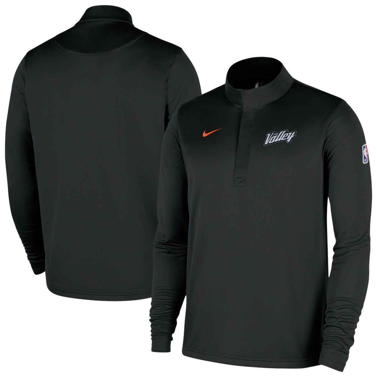 Phoenix Suns 2025/26 City Edition Remix Authentic Coaches Dri-FIT Half-Zip Top - Black | Nike discount