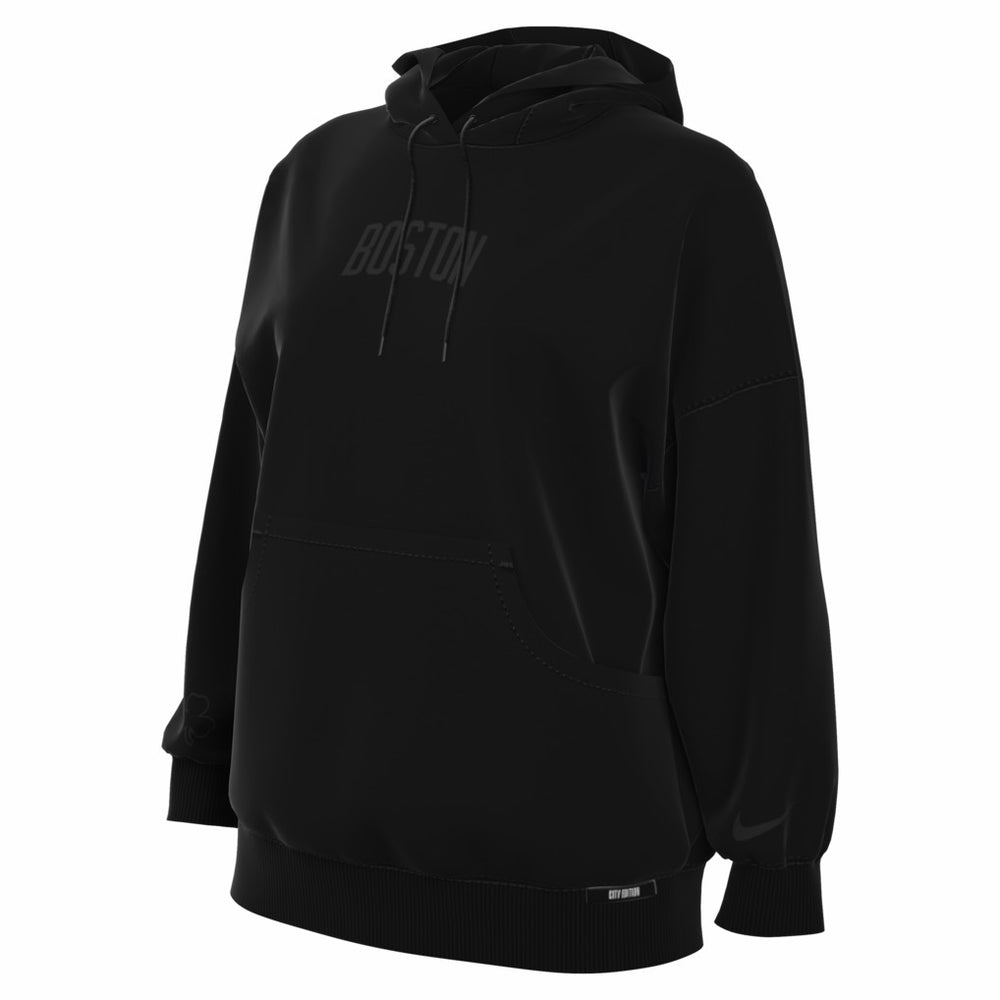 Boston Celtics Women's 2025/26 City Edition Remix Premium Fleece Hoodie - Black | Nike cheap