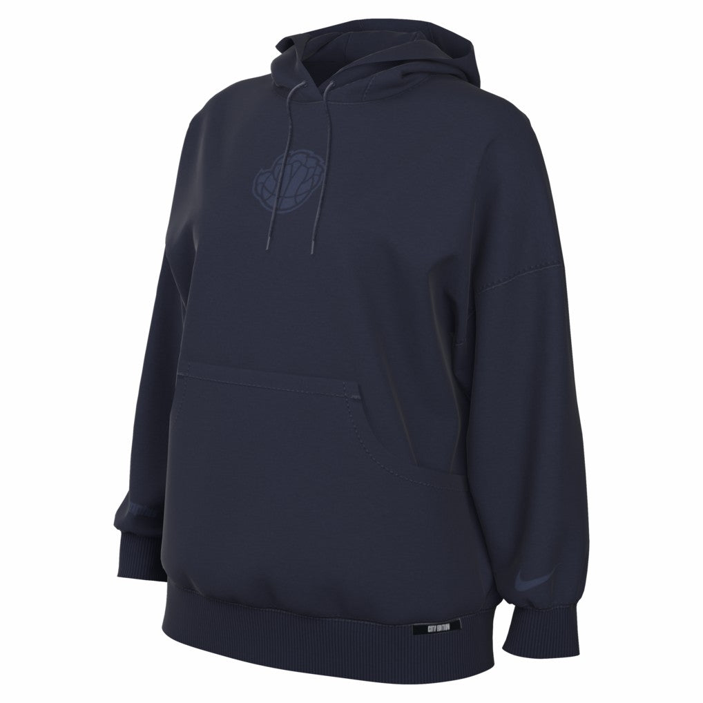 Memphis Grizzlies Women's 2025/26 City Edition Remix Premium Fleece Hoodie - Navy | Nike shop