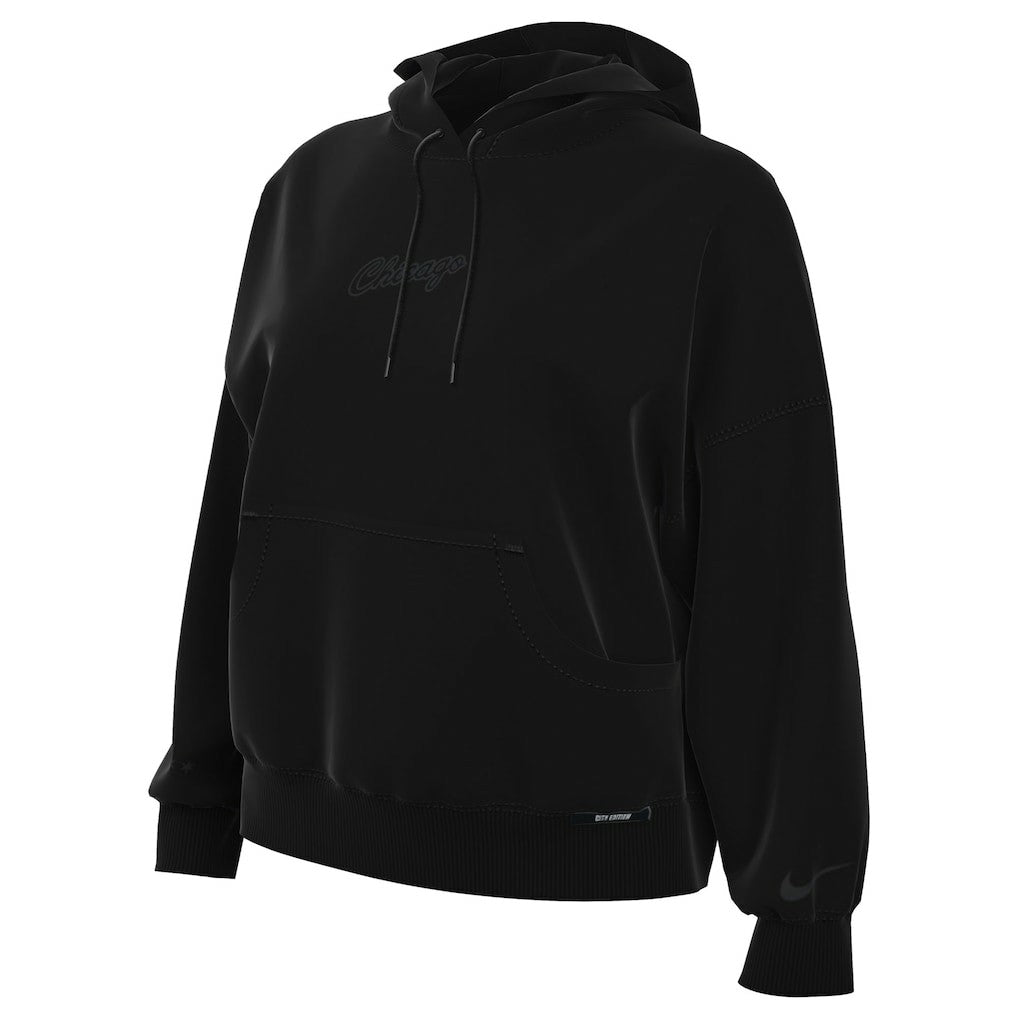 Chicago Bulls Women's 2025/26 City Edition Remix Premium Fleece Hoodie - Black | Nike outlet