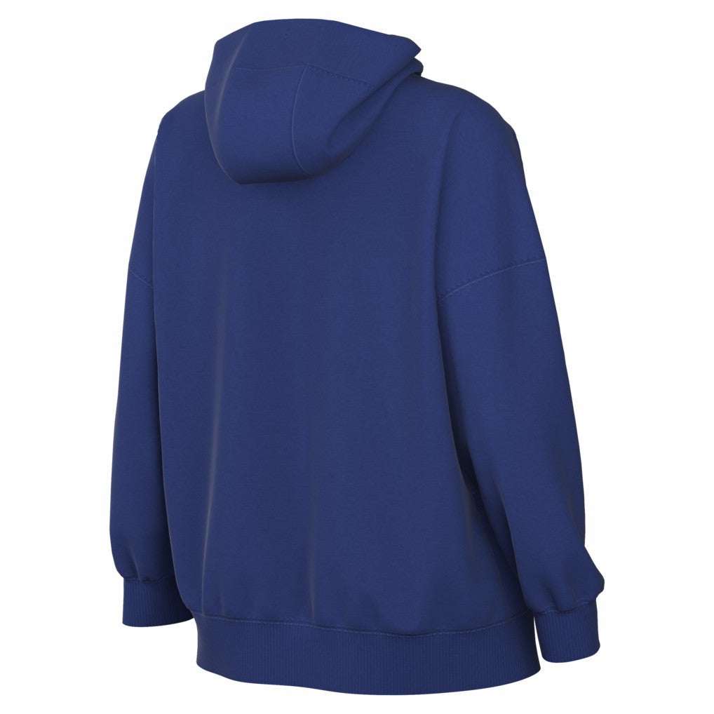 New York Knicks Women's 2025/26 City Edition Remix Premium Fleece Hoodie - Blue | Nike for sale