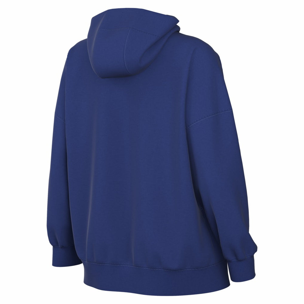 New York Knicks Women's 2025/26 City Edition Remix Premium Fleece Hoodie - Blue | Nike for sale