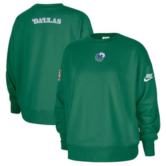 Dallas Mavericks Women's Classic Edition Hardwood Classics Premium Phoenix Fleece Sweatshirt sale - Green | Nike sale