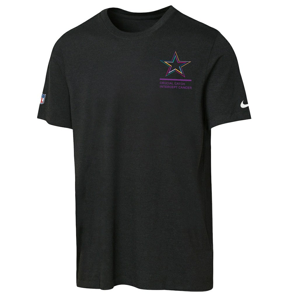 NFL Dallas Cowboys Youth 2025 NFL Crucial Catch Tri-Blend Dri-FIT T-Shirt