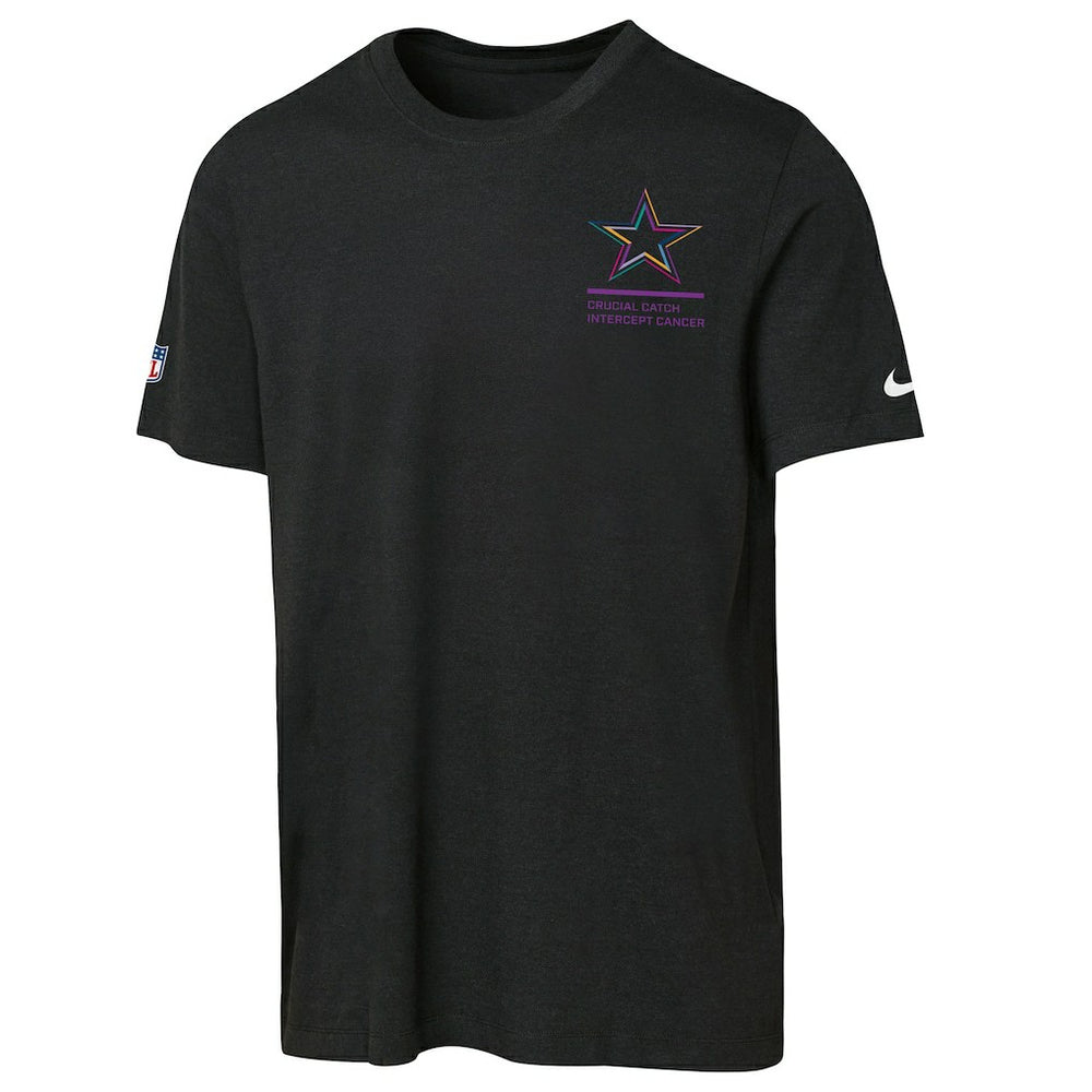 NFL Dallas Cowboys Youth 2025 NFL Crucial Catch Tri-Blend Dri-FIT T-Shirt