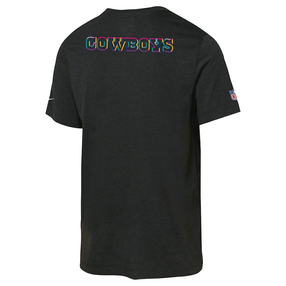 NFL Dallas Cowboys Youth 2025 NFL Crucial Catch Tri-Blend Dri-FIT T-Shirt