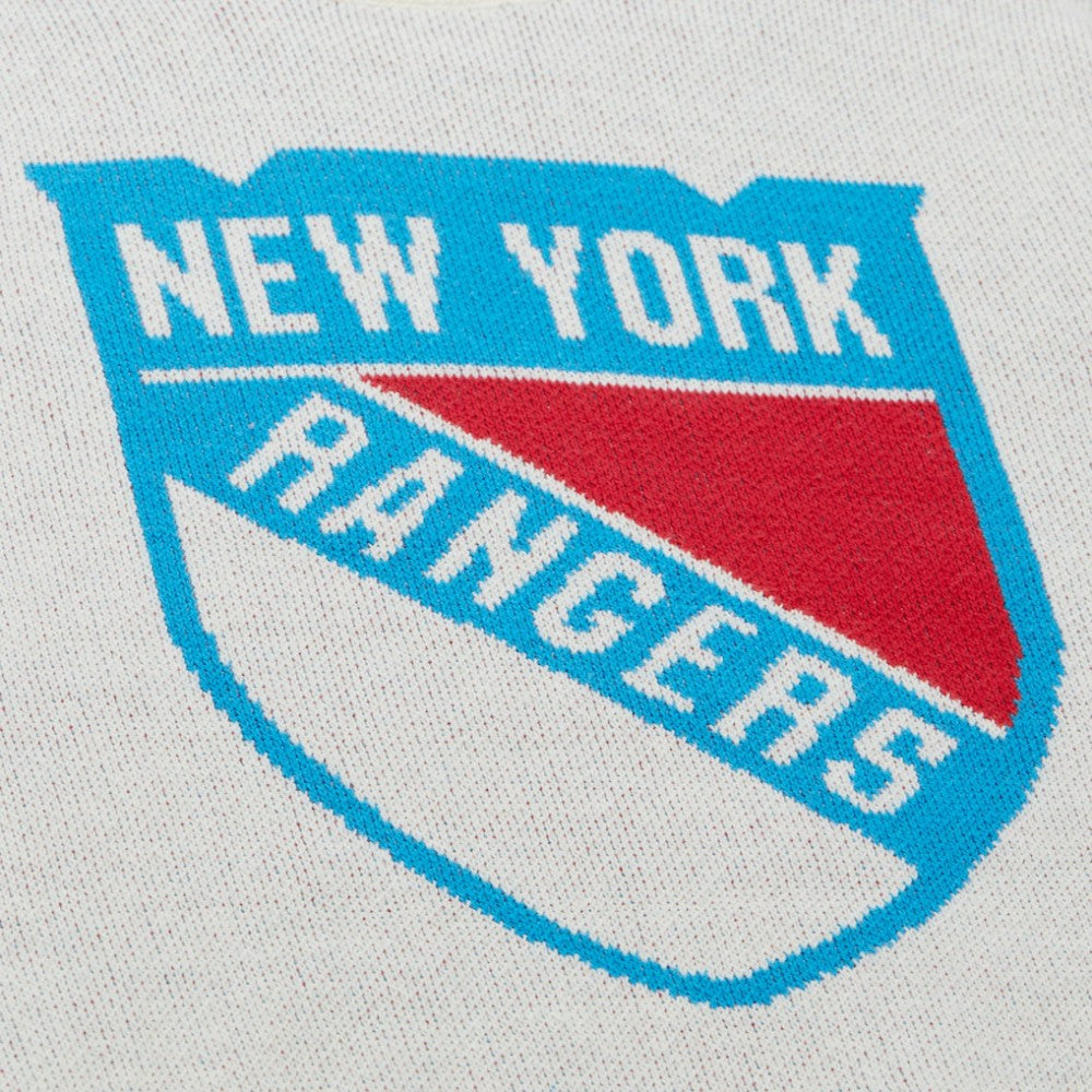 New York Rangers Mitchell & Ness Centennial Retro Logo Sweater