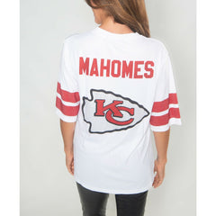 NFL Kansas City Chiefs Cuce Women's Crystal V-Neck Tunic