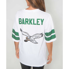 NFL Philadelphia Eagles Saquon Barkley  Cuce Women's Crystal V-Neck Tunic